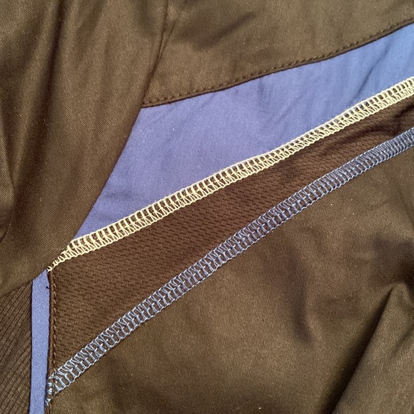 Harley Davidson 115 years embroidered eagle zip front v-neck short sleeve shirt - Picture 5 of 6